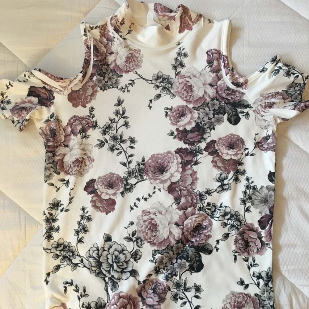 Cold shoulder blouse